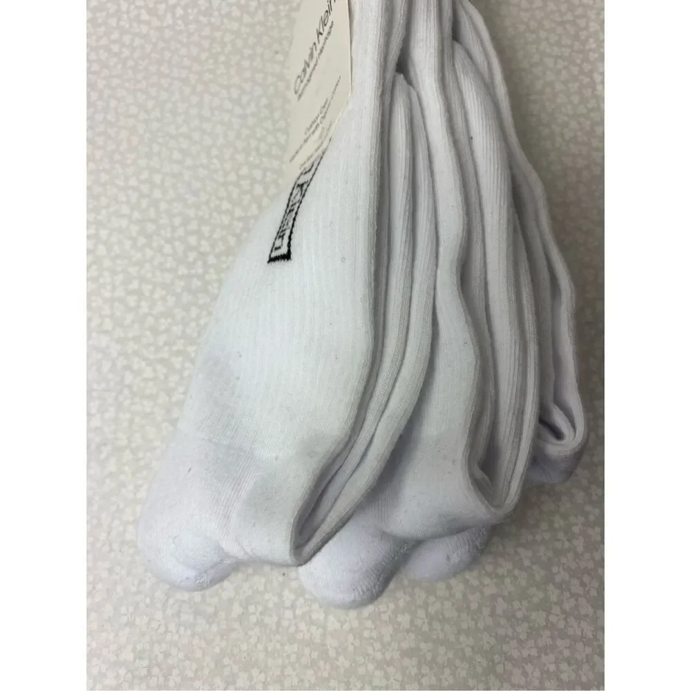Calvin Klein 3 Men’s 3-Pack Reimagined Heritage Cushioned Crew Socks ONE SIZE